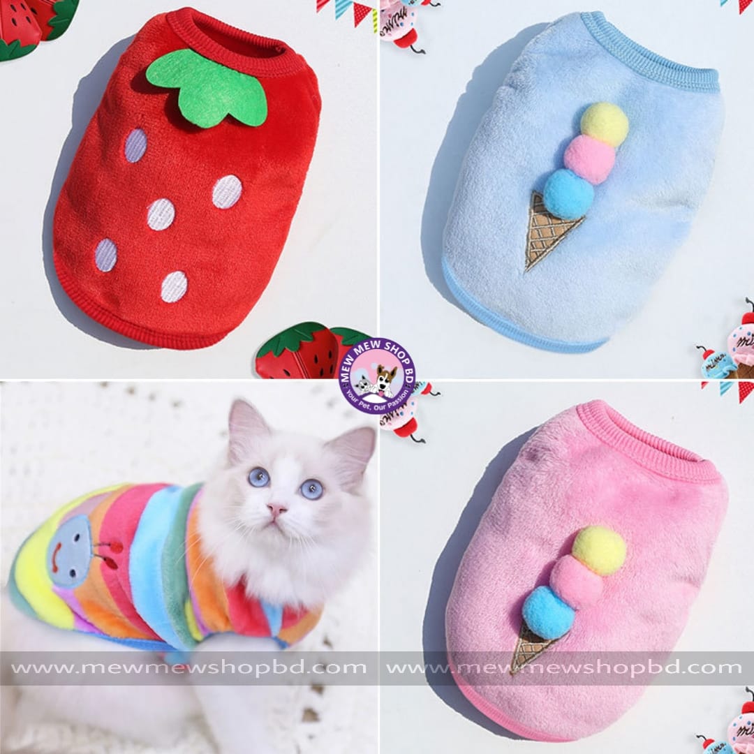 Colourful Pet Sweater Sleeveless Dress /  sweater Soft and Comfortable  ( No Exchange )
