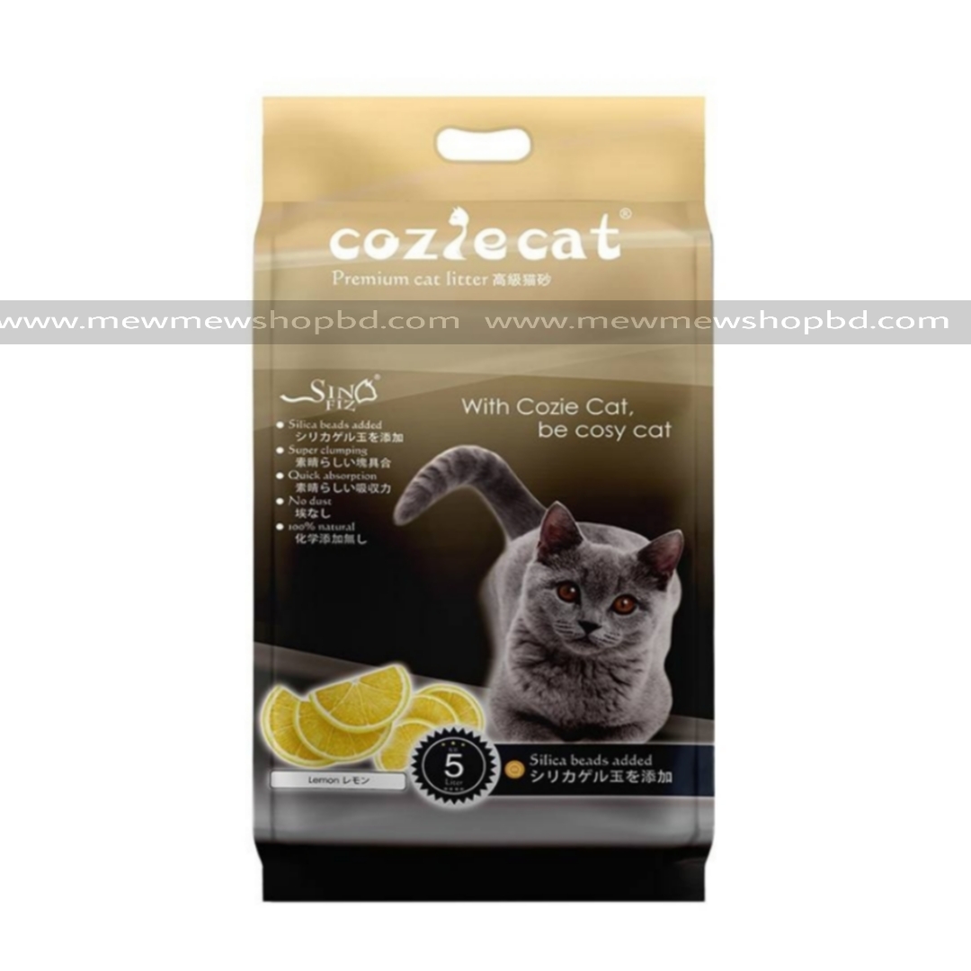 Coziecat / Cozicat Clumping Cat Litter 5L (Lemon)