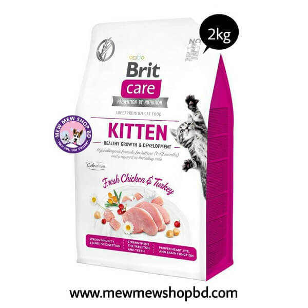 Brit Care Kitten food Fresh Chicken & Turkey 2kg Cat food