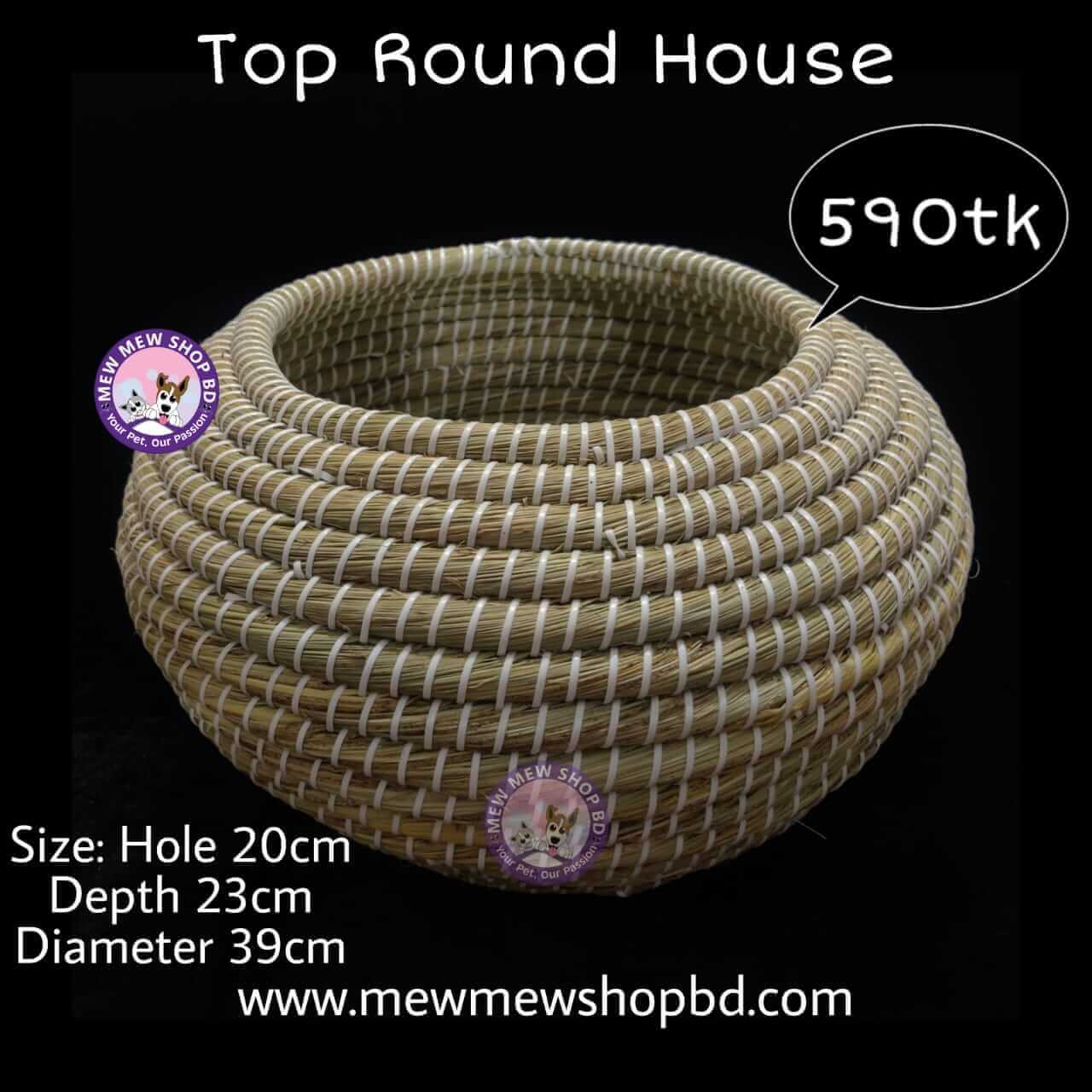 Pet and Cat Houses -- Top Round House