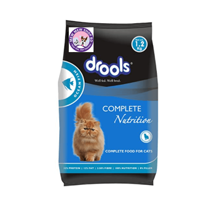 Drools Adult Dry Cat Food Ocean Fish 1.2kg