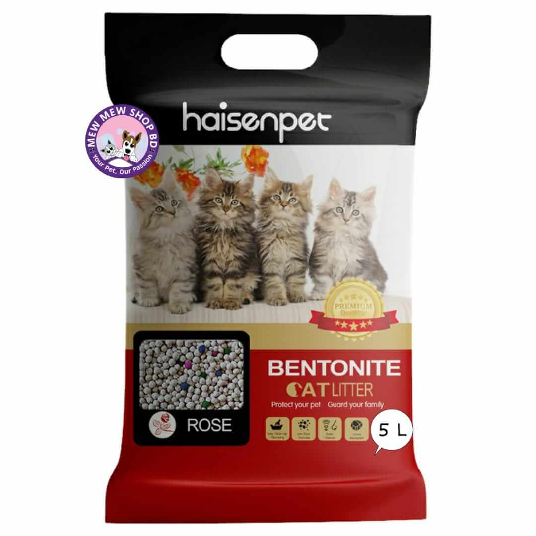 Haisenpet Bentonite Cat Litter - Rose