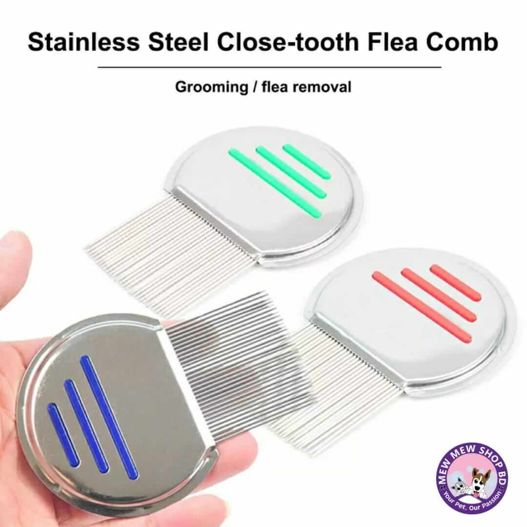 Stainless Steel Flea Comb For Cats & Dogs
