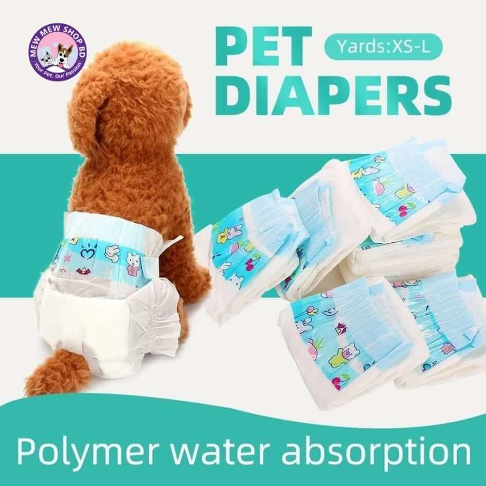 Pet diaper Underwear Sanitary pants for Cats and Dogs Small (1 Piece)