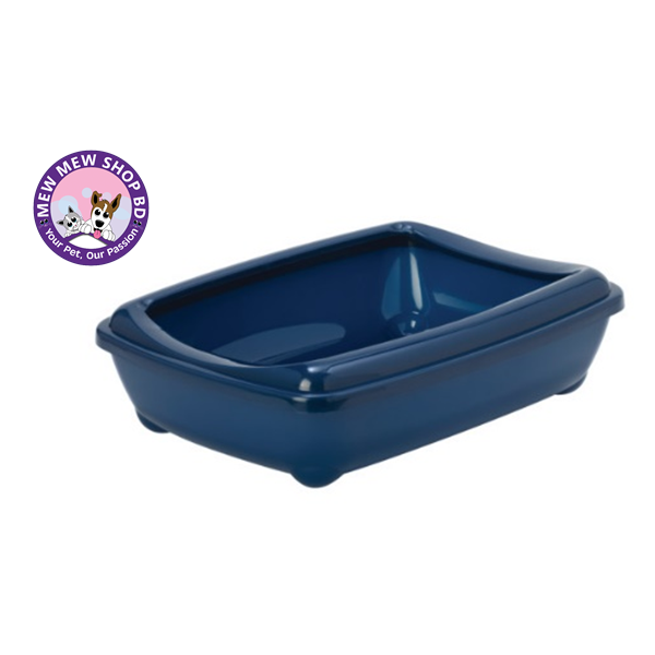 Moderna Ari st-O-Tray + Rim Large Litter Box || Blue Berry