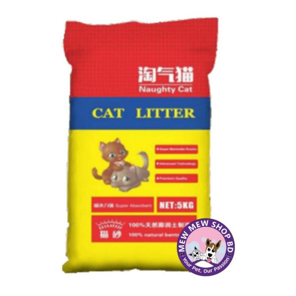 Naughty Cat Litter Clumping Bentonite Cat 5kg