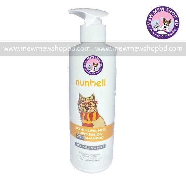 Nunbell Lice Killing Mite Dog Shampoo(350ML)