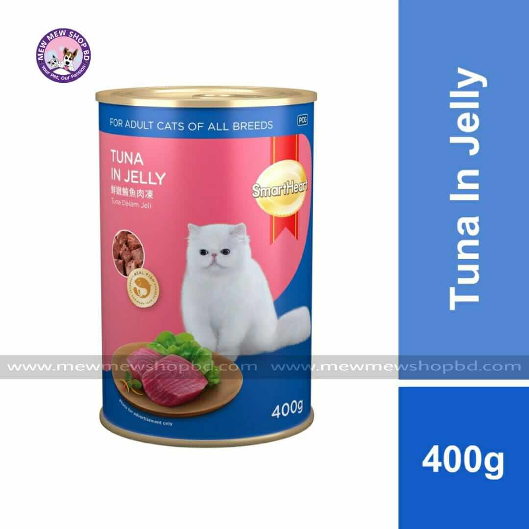 SmartHeart Cat Canned Food Tuna In Jelly 400gm