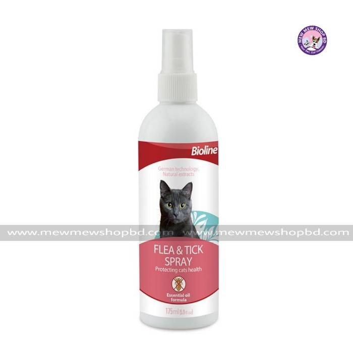 BIOLINE FLEA AND TICK SPRAY 175ML