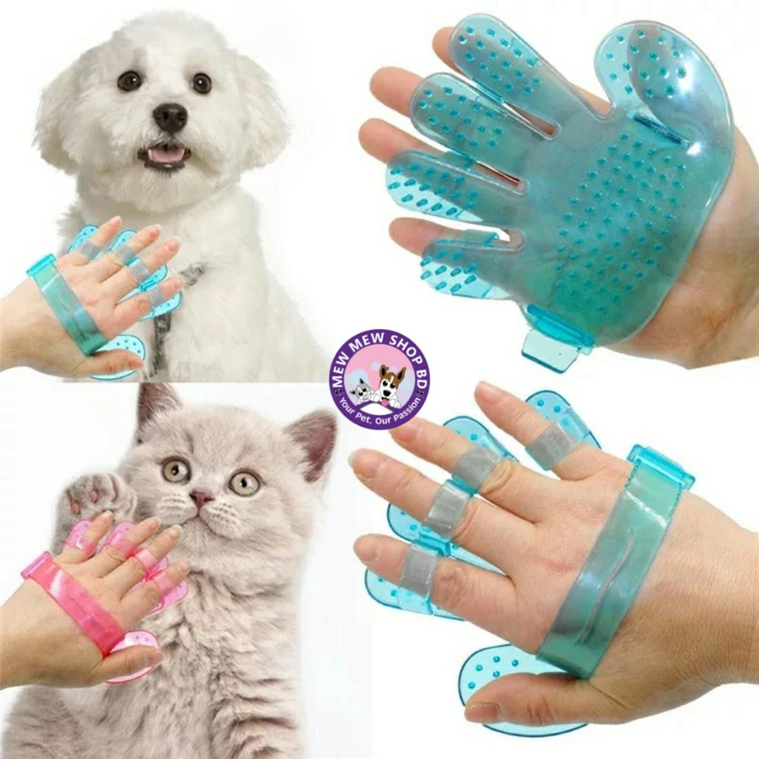 Pet Grooming Finger Gloves