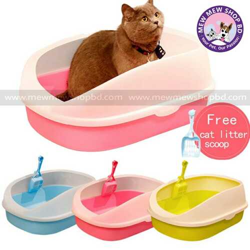 Semi-encloused Litter Box