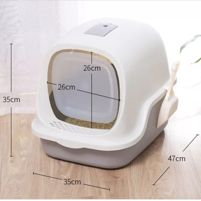 Cat Enclosed Litter Box Premium Quality (Inside Dhaka Only)