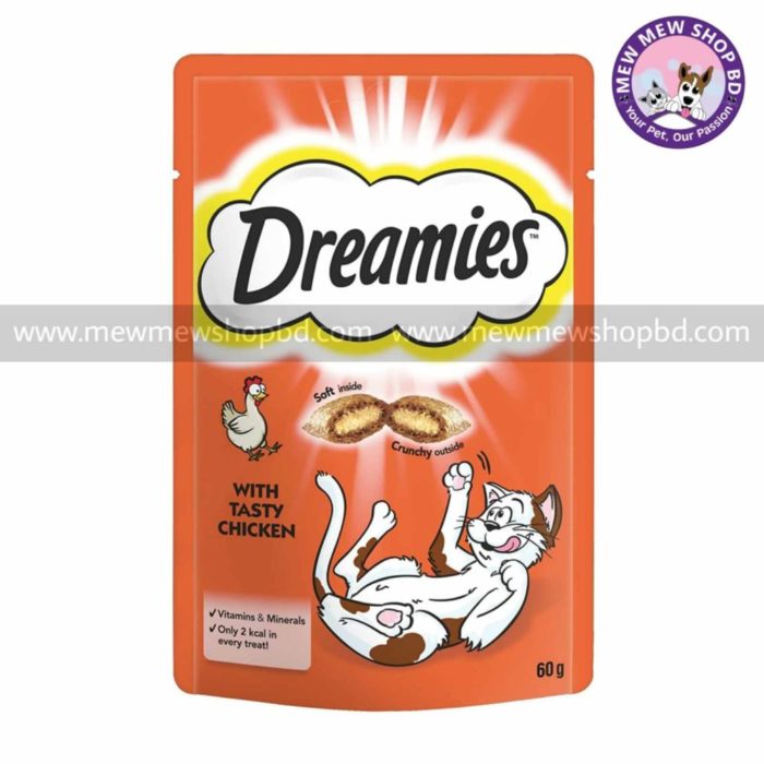 Dreamies Treats For Cat Tasty Chicken (60g)