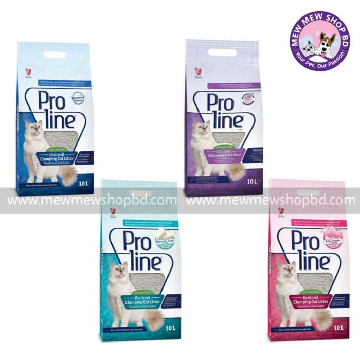 Proline Bentonit Clumping Cat Litter - 4 Flavour