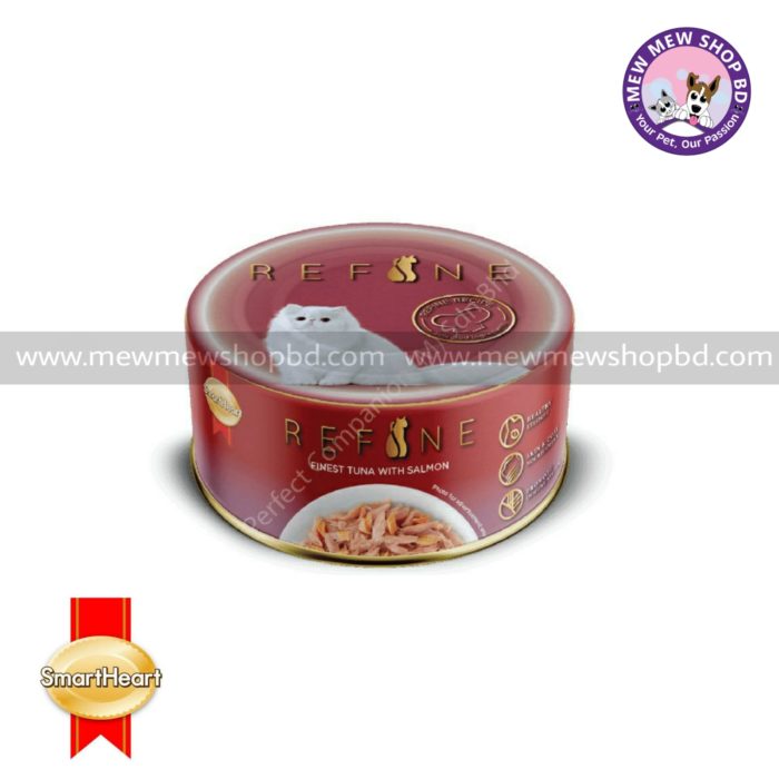 Smartheart Refine Cat Canned Food Tuna With Salmon (80g)