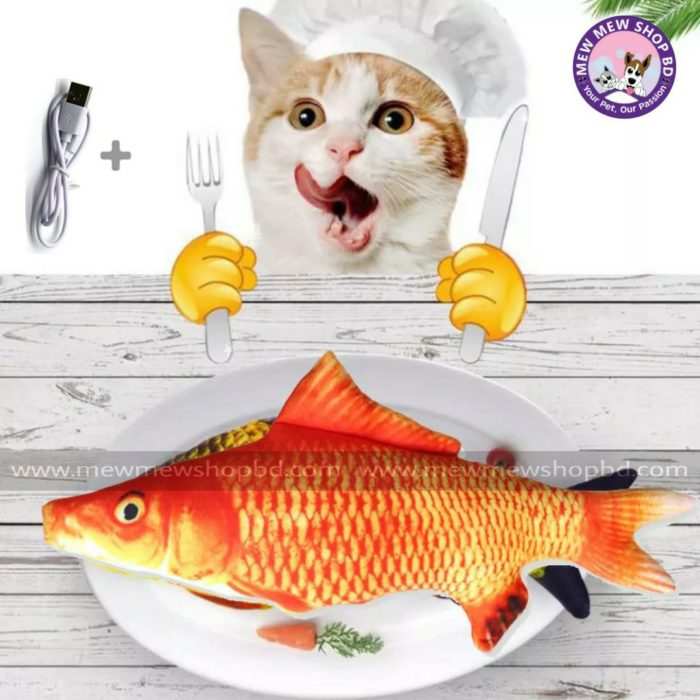 Flopping Red Carp Fish Toy