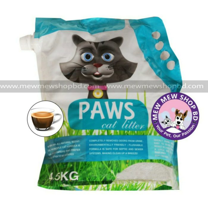 Paws Cat Litter Coffee 5L