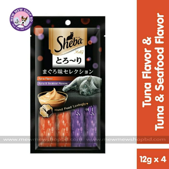 Sheba Melty Cat Treats Tuna & Seafood (12gx4)