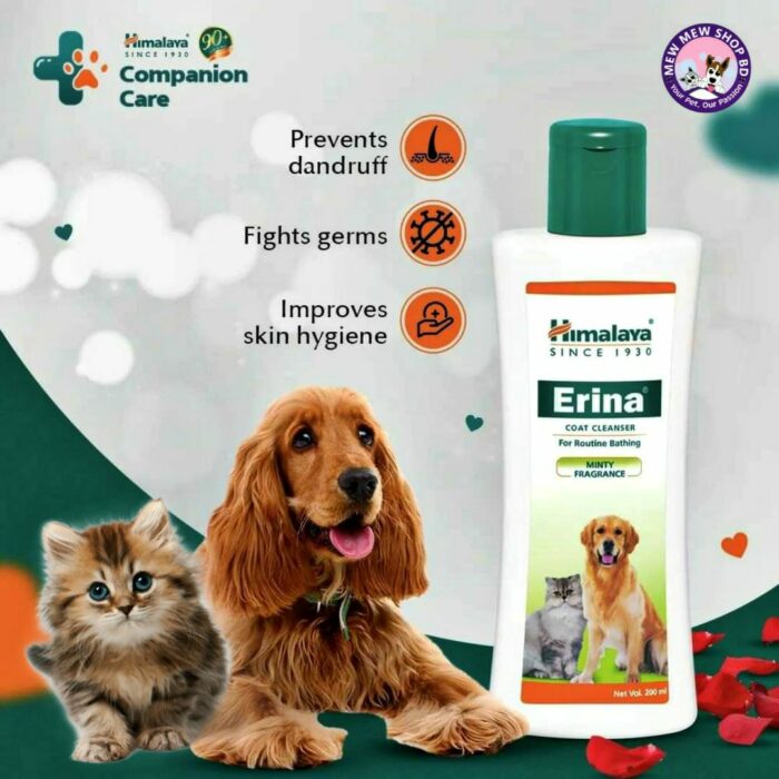 Himalaya Erina Coat Cleanser Minty Fragrance 200ml