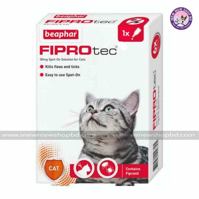 Beaphar FIPROtec Spot On Flea Solution for Cats