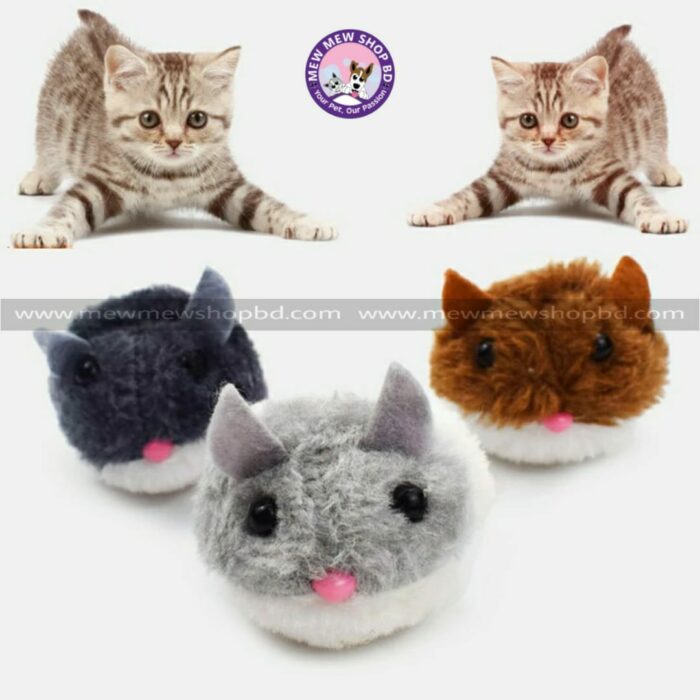 Hamster Plush Cat Shaking Movement Toy for Cats