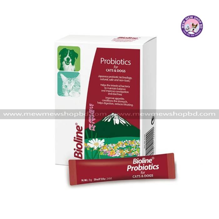 Bioline Probiotics for Cats & Dogs 3gX10pcs