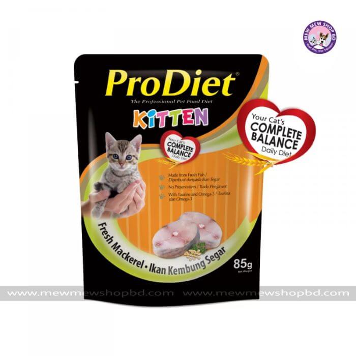 ProDiet Kitten Pouch Fresh Mackerel 85g
