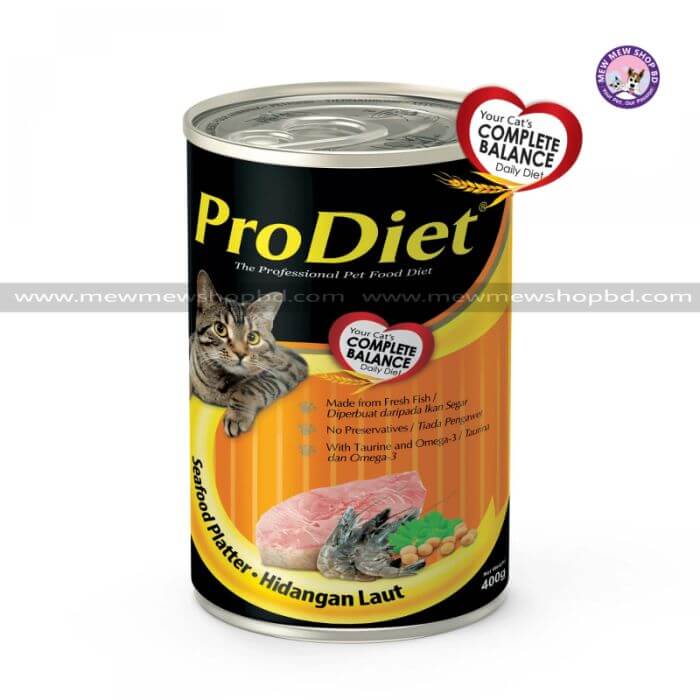 ProDiet Cat Canned Food Seafood Platter 400g