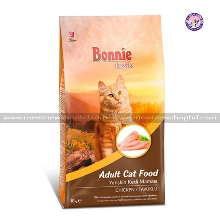 Bonnie adult cat food Chicken Tavuklu 10KG