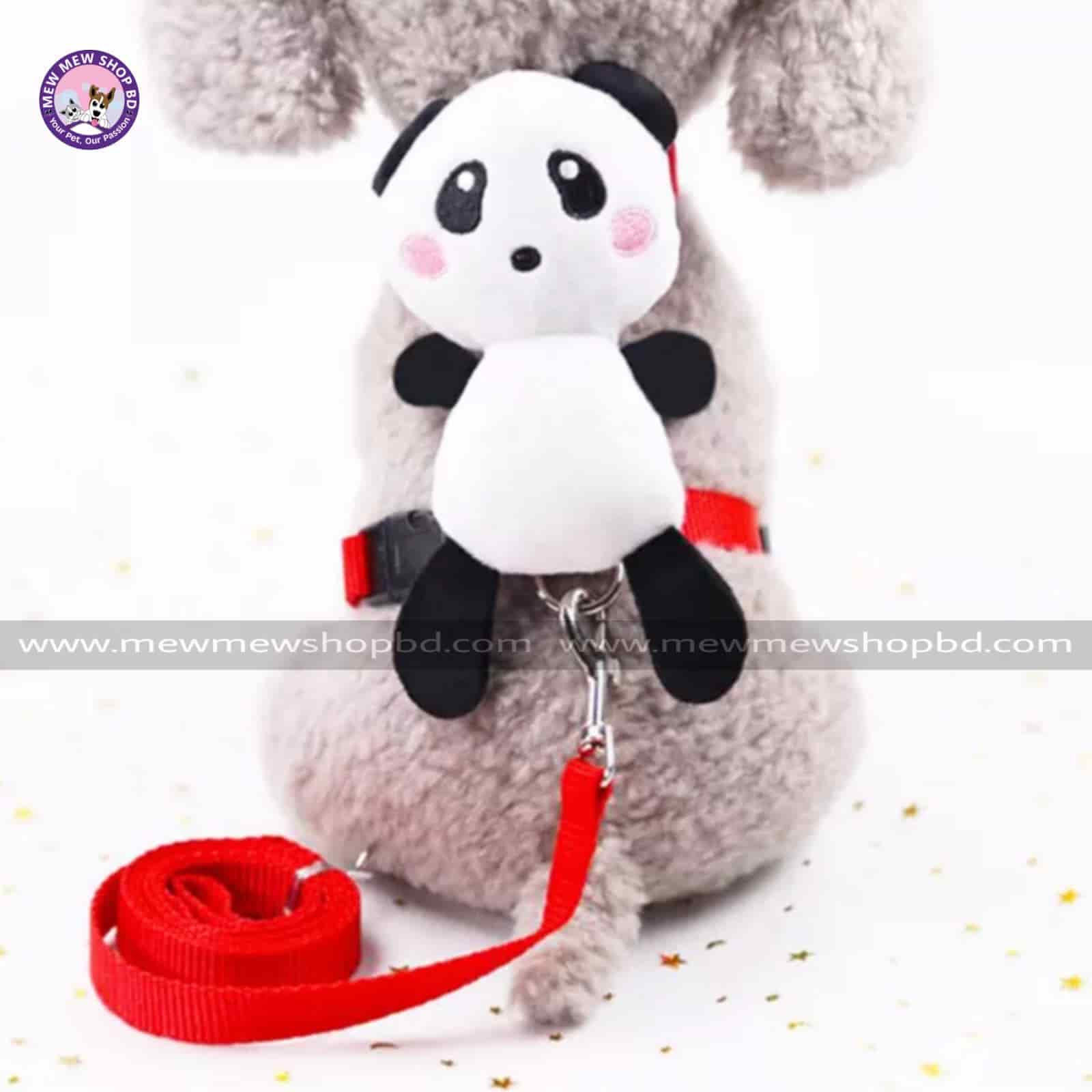 Adjustable Pet Cat Harness with Doll shape Toy