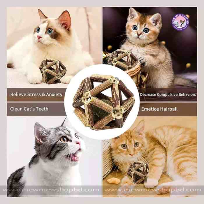 Cage Catnip Ball for Pet Cat to Make Cat Cheerful