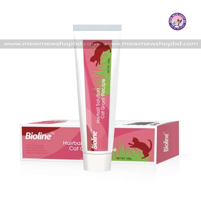Bioline Hairball Solution Paste for Cat 100g