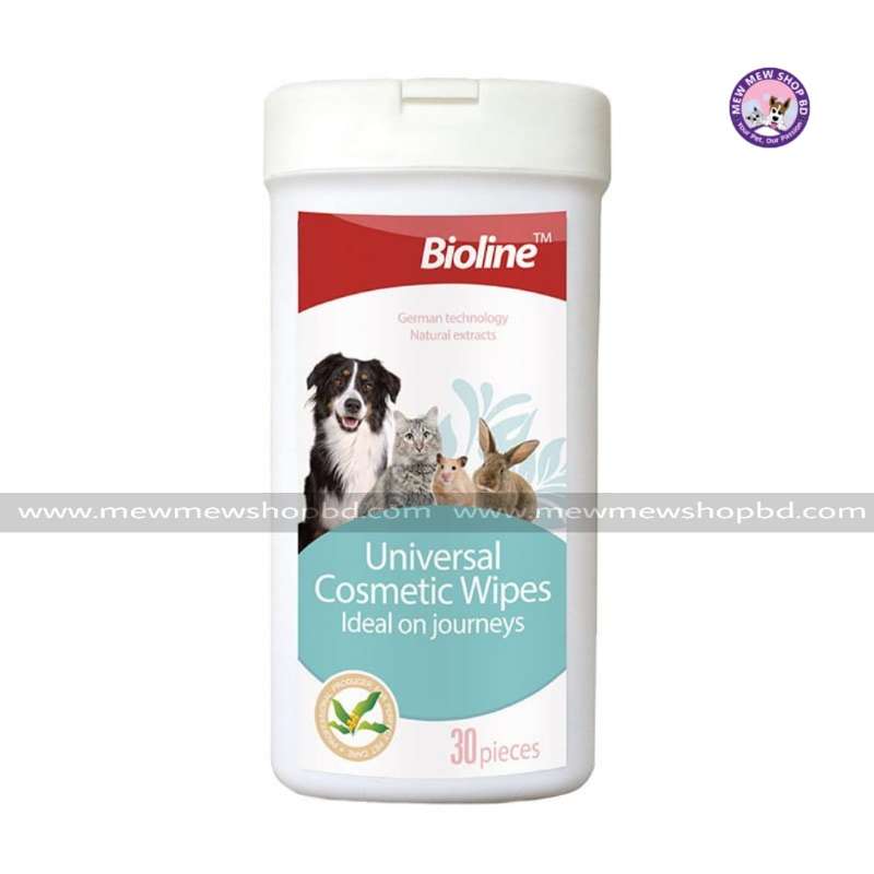 Bioline Universal Cosmetic Wipes (30pcs)