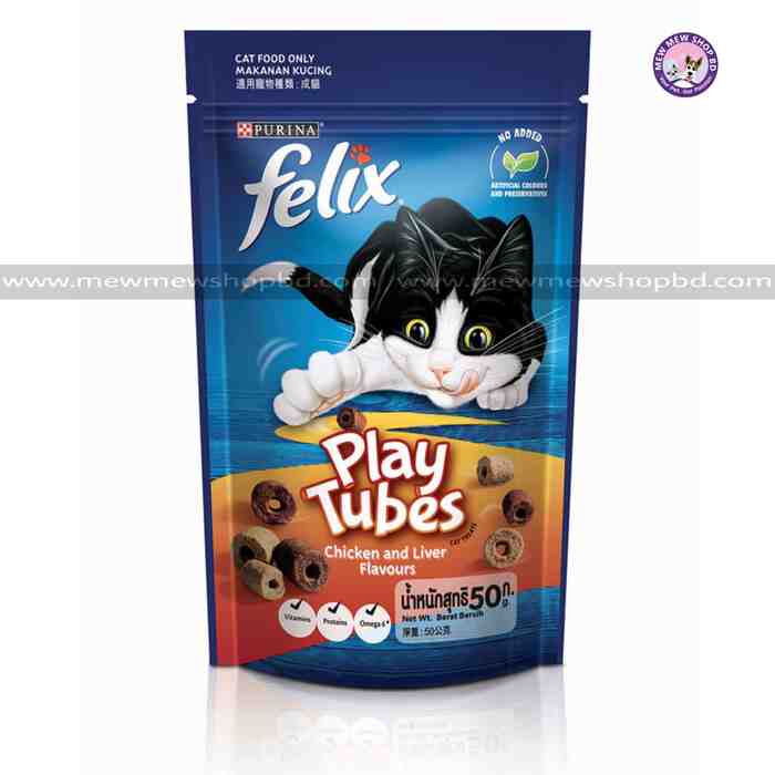 Felix Play Tubes Chicken & Liver Flavours Cat Treats