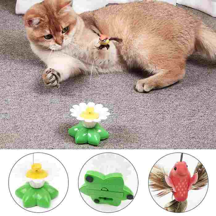 Electric Rotating Bird Toy for Cat-(1Pcs)