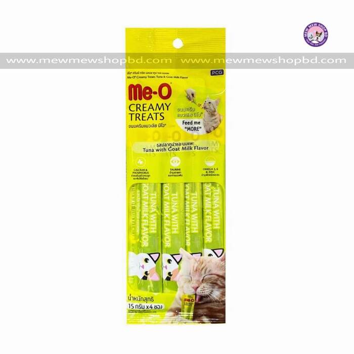 Me-O Meo Creamy Treat Tuna with Goat Milk Creamy Treats