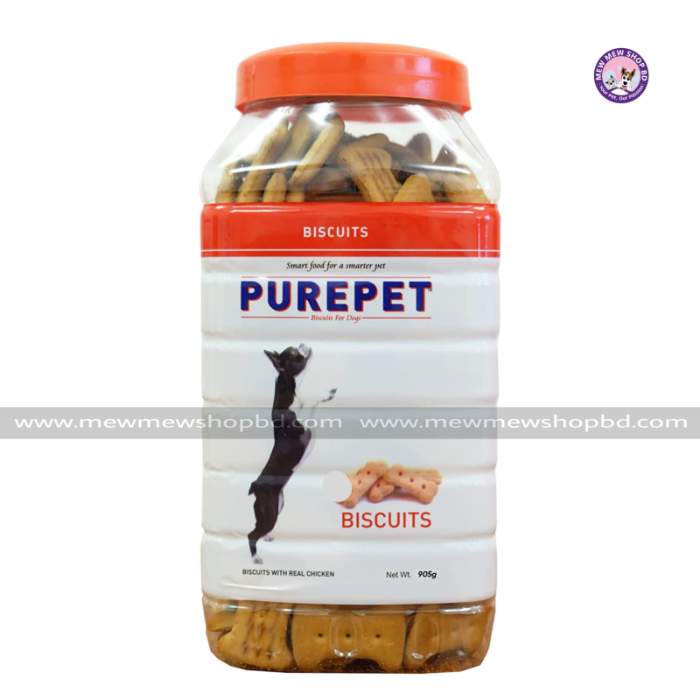 Purepet Dog Biscuit Chicken Flavour 905g