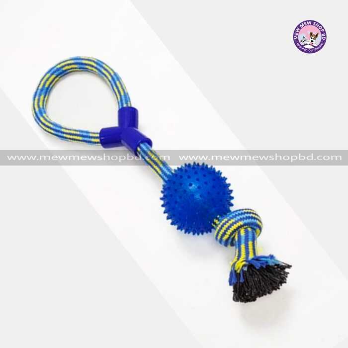 Pet Dog & Puppy Chew Rope Toy with Ball for Playing