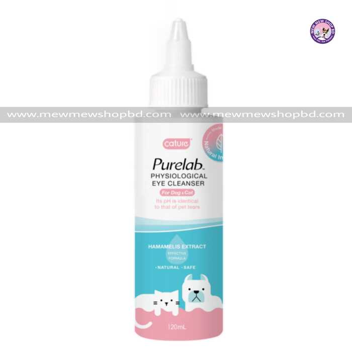 Cature Purelab PhYsiological Eye Cleanser Care for Dog & Cat 120ml (Exp: 8/12/2023)