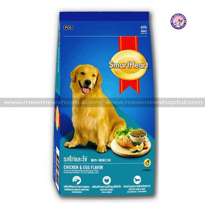 SmartHeart Adult Dog Dry Food Chicken & Egg 7kg