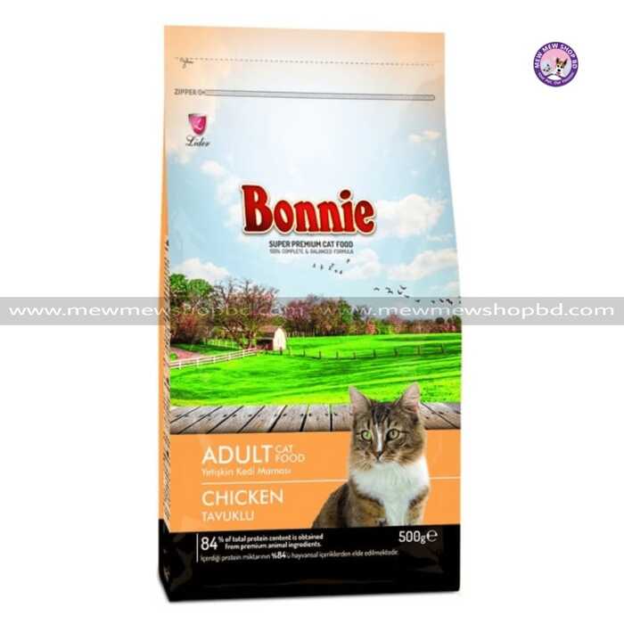 Bonnie adult cat food Chicken Tavuklu 500g