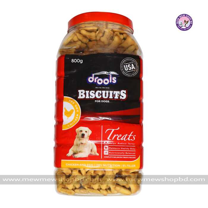 Drools Chicken and Egg Biscuits for Dog 800g