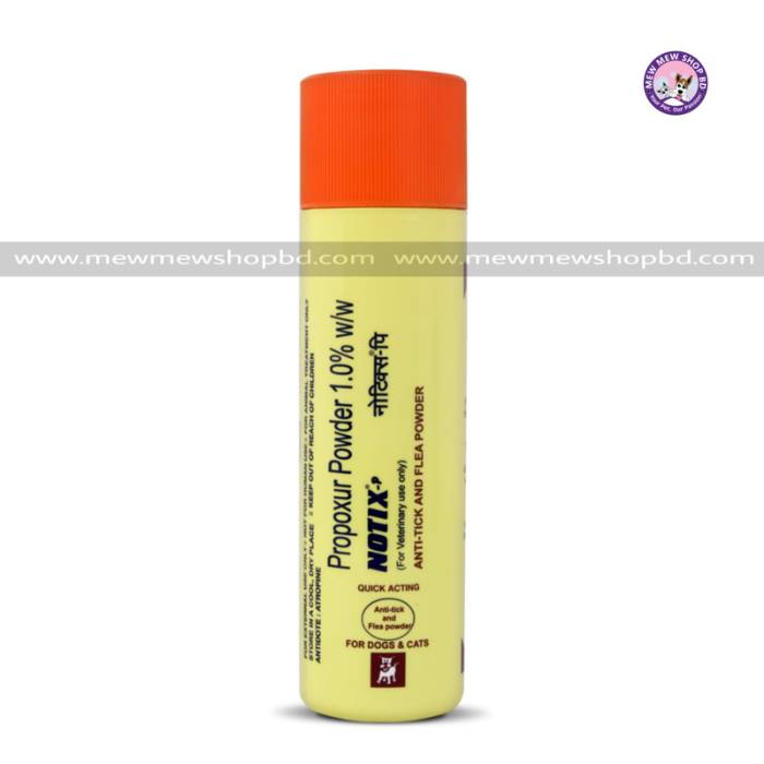 Notix-P Anti-Tick and Flea Powder 100g