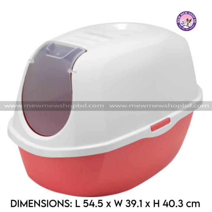 Moderna Smart Closed Cat Litter Box Lemon Pink (Inside Dhaka Only)