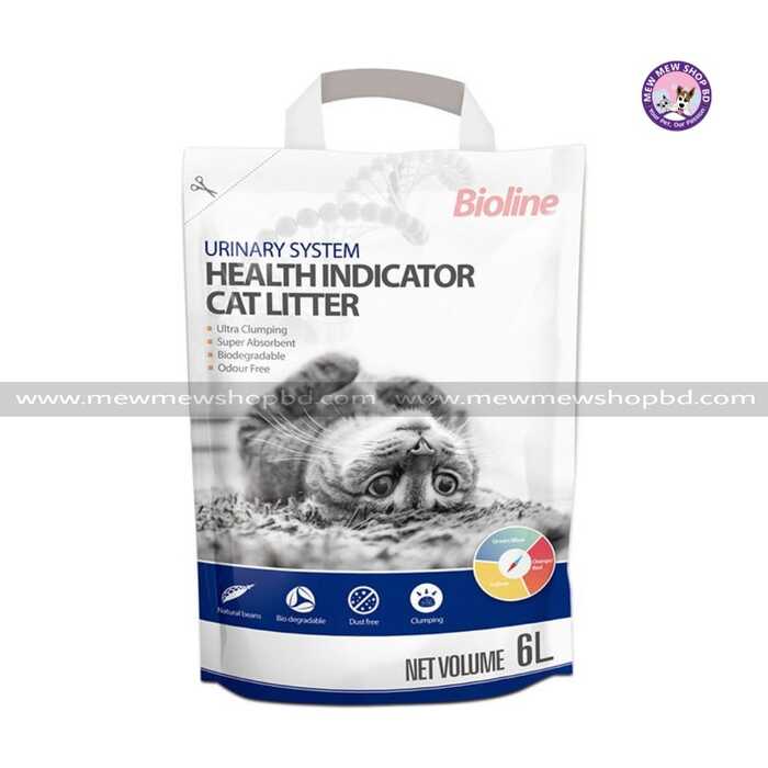 Bioline Urinary System Health Indicator Cat Litter 6L