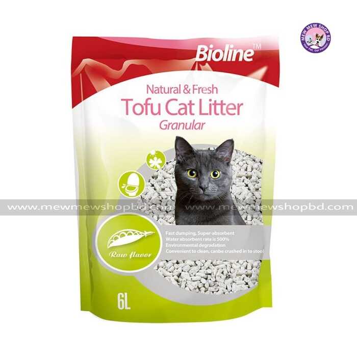 Bioline Natural & Fresh Tofu Cat Litter 6L