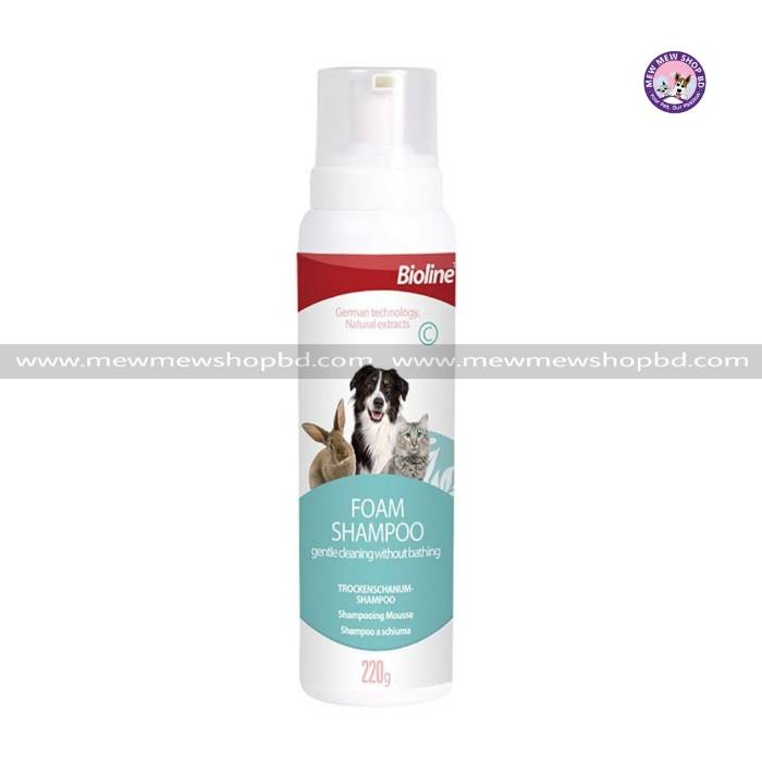 Bioline Foam Shampoo for pets 220g