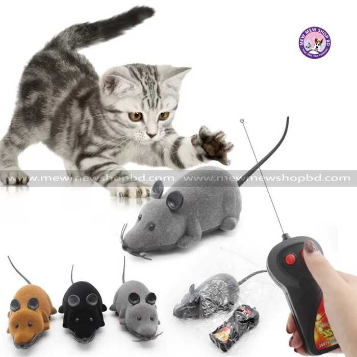 Wireless Remote Control Mouse Cat Toy Machine  for Pet Cat-(1pcs)