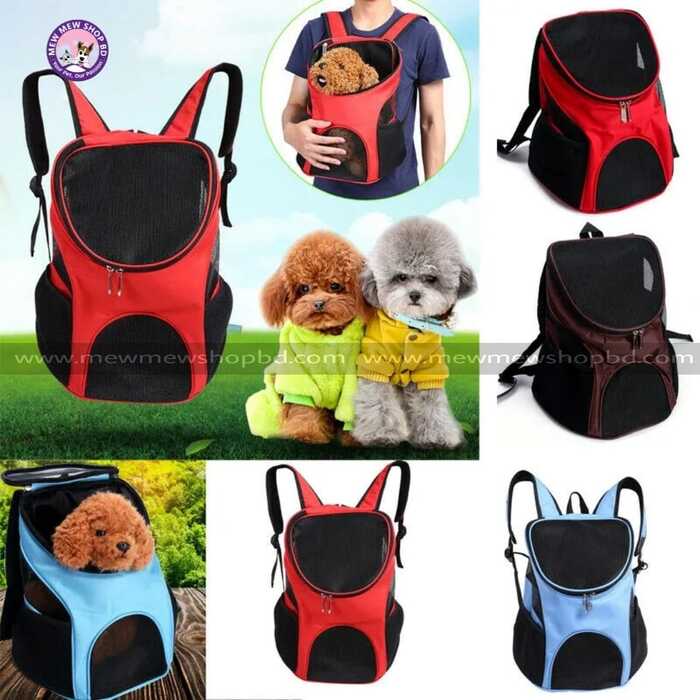 Locally Made Mashed Fabric Pet Carrrier Backpack