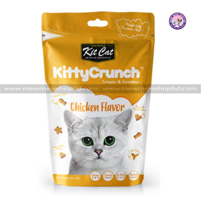 Kit Cat Treat Kitty Crunch Chicken Flavor 60g